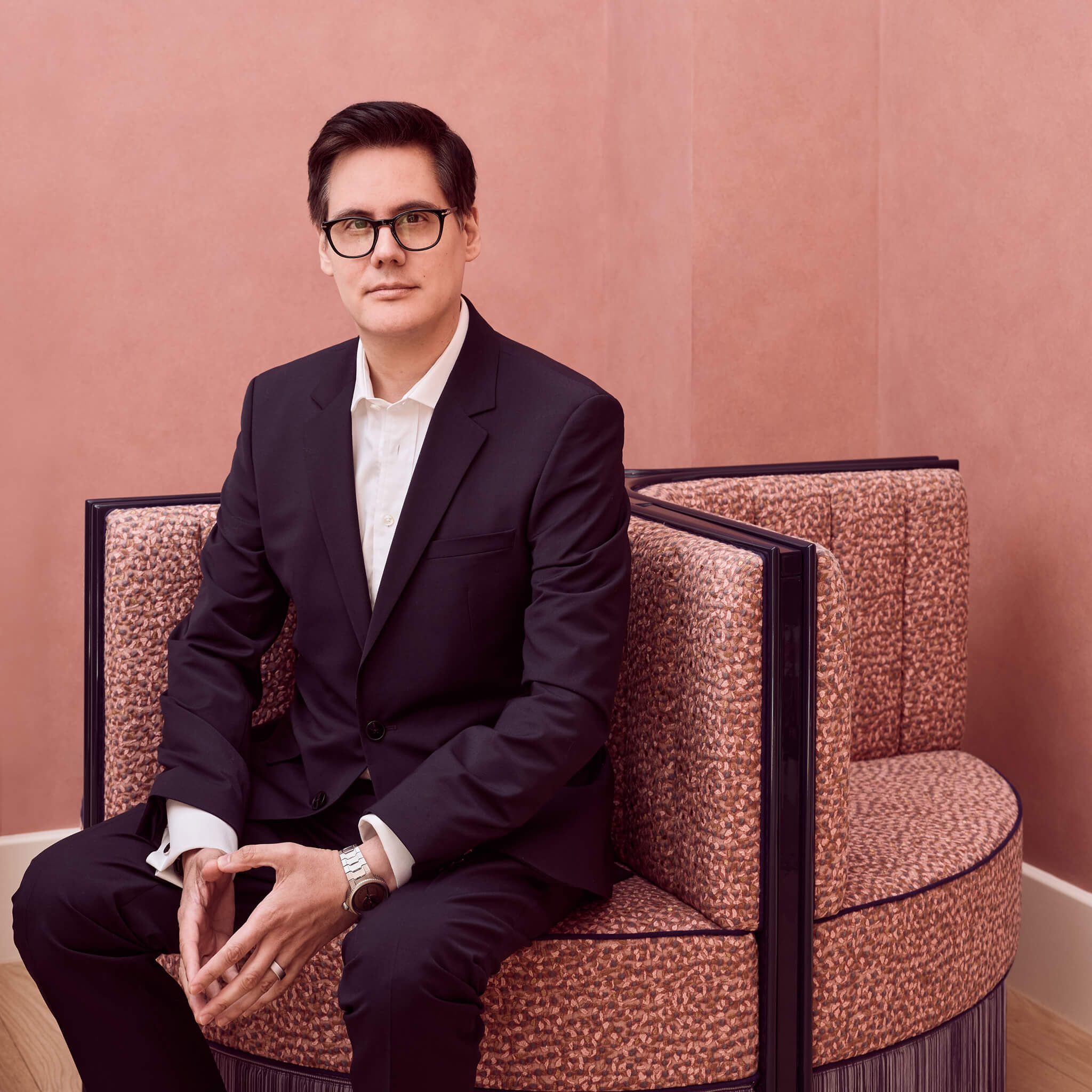 Doctor Raul Cetto our Medical Director sitting in our relaxation room posing.